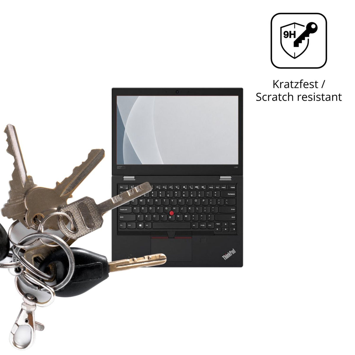 dipos Displayschutz für Lenovo Thinkpad L380 Yoga, mattierte Oberfläche, robuste Festigkeit und perfekte Passform