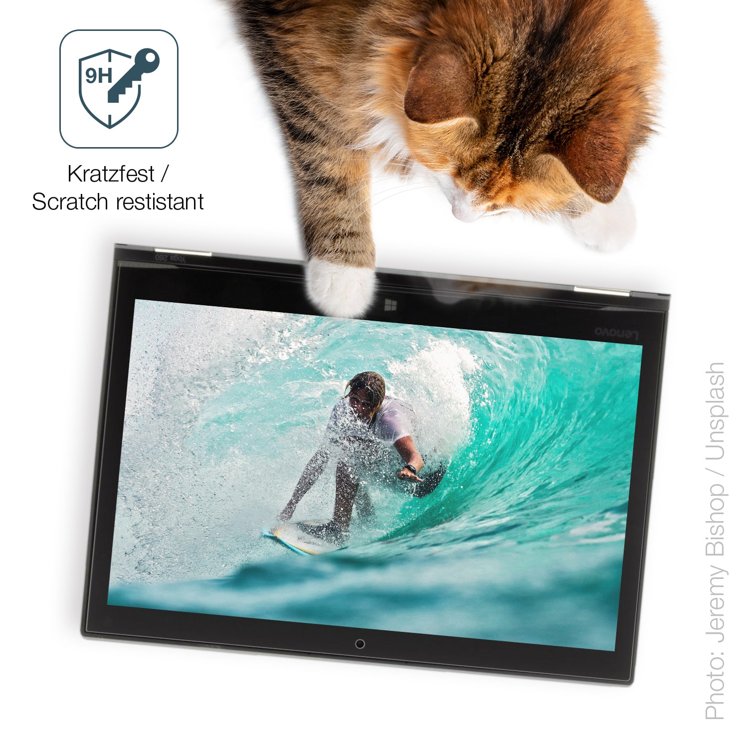 dipos Displayschutz für Lenovo Thinkpad Yoga 260, mattierte Oberfläche, robuste Festigkeit und perfekte Passform