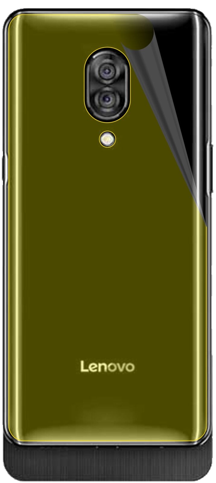 dipos Displayschutz für Lenovo Z5 Pro GT Rückseite, transparente Oberfläche, geringe Dicke und perfekte Passform