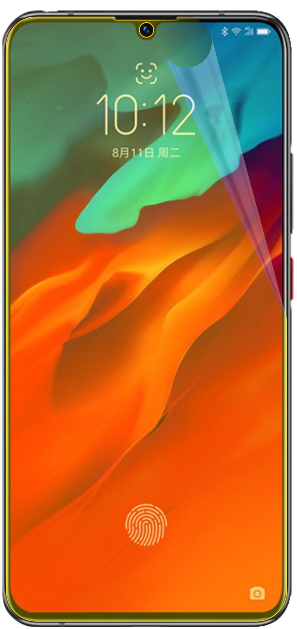 dipos Displayschutz für Lenovo Z6 Pro Ferrari Edition, transparente Oberfläche, geringe Dicke und perfekte Passform