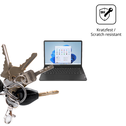 dipos Displayschutz für lenovo13w yoga gen 2, mattierte Oberfläche, robuste Festigkeit und perfekte Passform