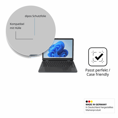 Schutzfolie mit optimaler Passform, zur Verwendung mit Hüllen geeignet