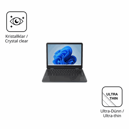 Dünne und klare Folie passend zugeschnitten für Lenovo 500w 2-in-1 Gen 5