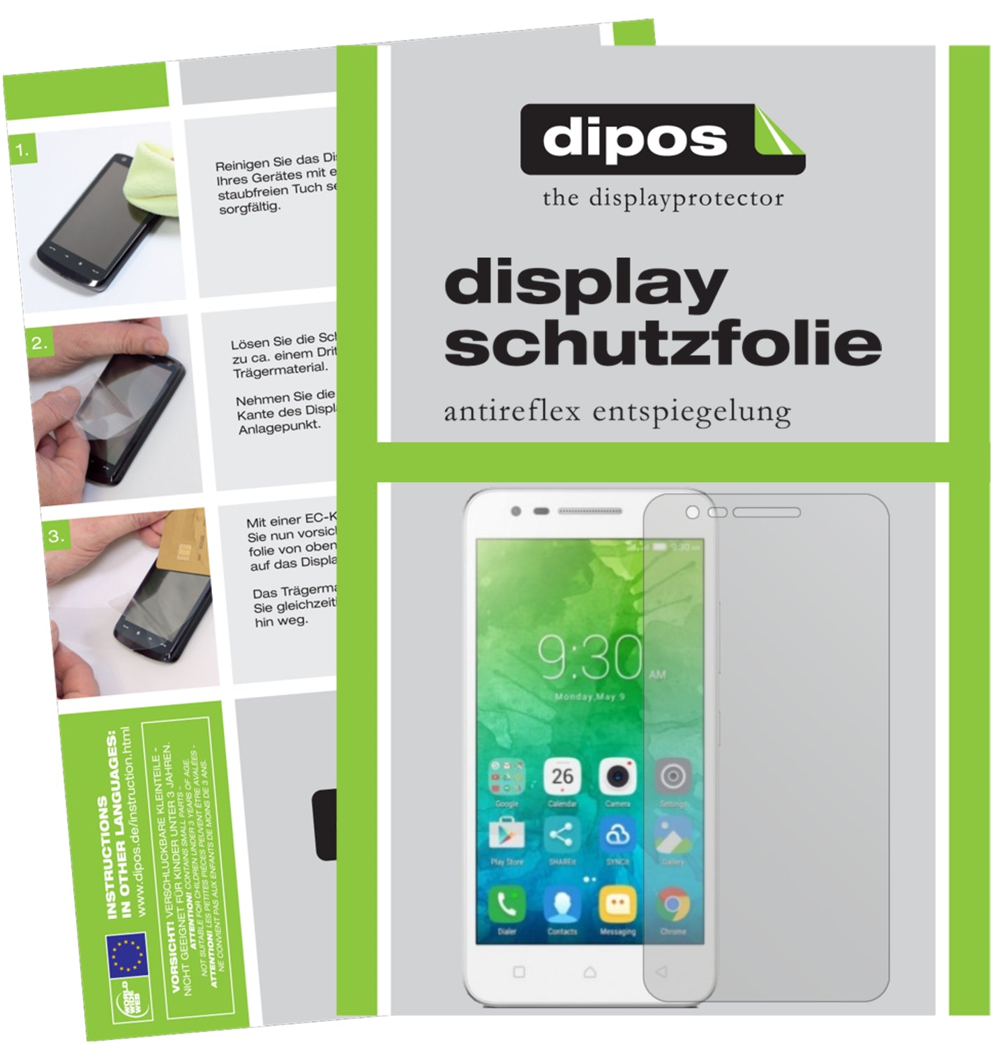 Mattes Panzerglas: Entspiegelte, dünne Folie, Fingerabdruckresistenz und Bildschirmschutz für Lenovo-C2