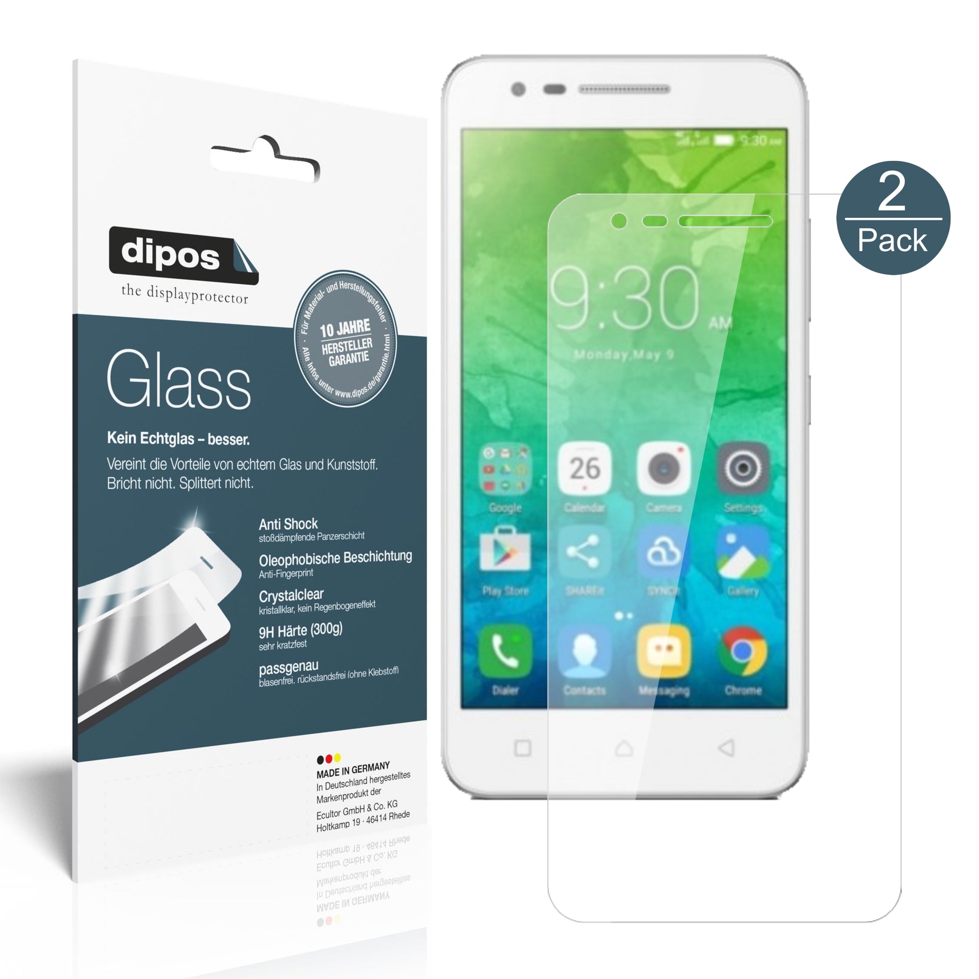 Perfekte Passform und ultimative Qualität: Unser 9H Panzerglas bietet Schutz für Lenovo-C2