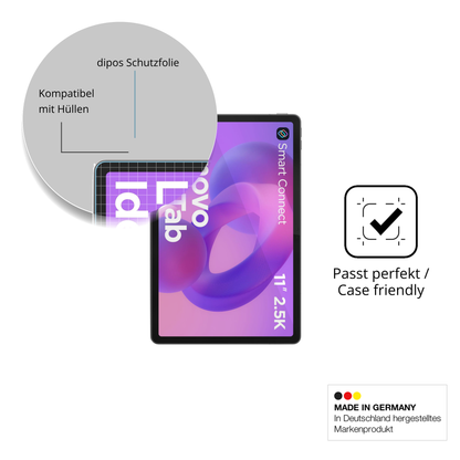 Schutzfolie mit optimaler Passform, zur Verwendung mit Hüllen geeignet