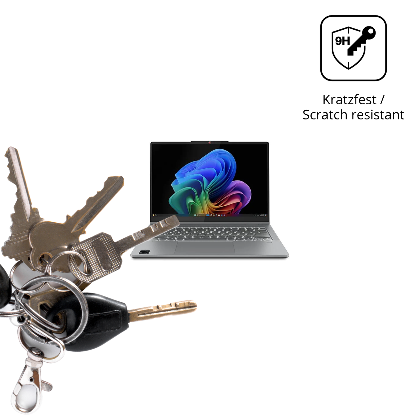 dipos Displayschutz für Lenovo IdeaPad 5 2-in-1 14 Zoll, mattierte Oberfläche, robuste Festigkeit und perfekte Passform