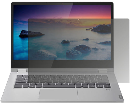 Blickschutzfolie von dipos passend für Lenovo IdeaPad C340-14, präziser Zuschnitt und blasenfrei montiert