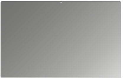 LenovoIdeaPad C340-14 mit aufgebrachtem dipos Displayschutz, der seitliche Einblicke blockiert