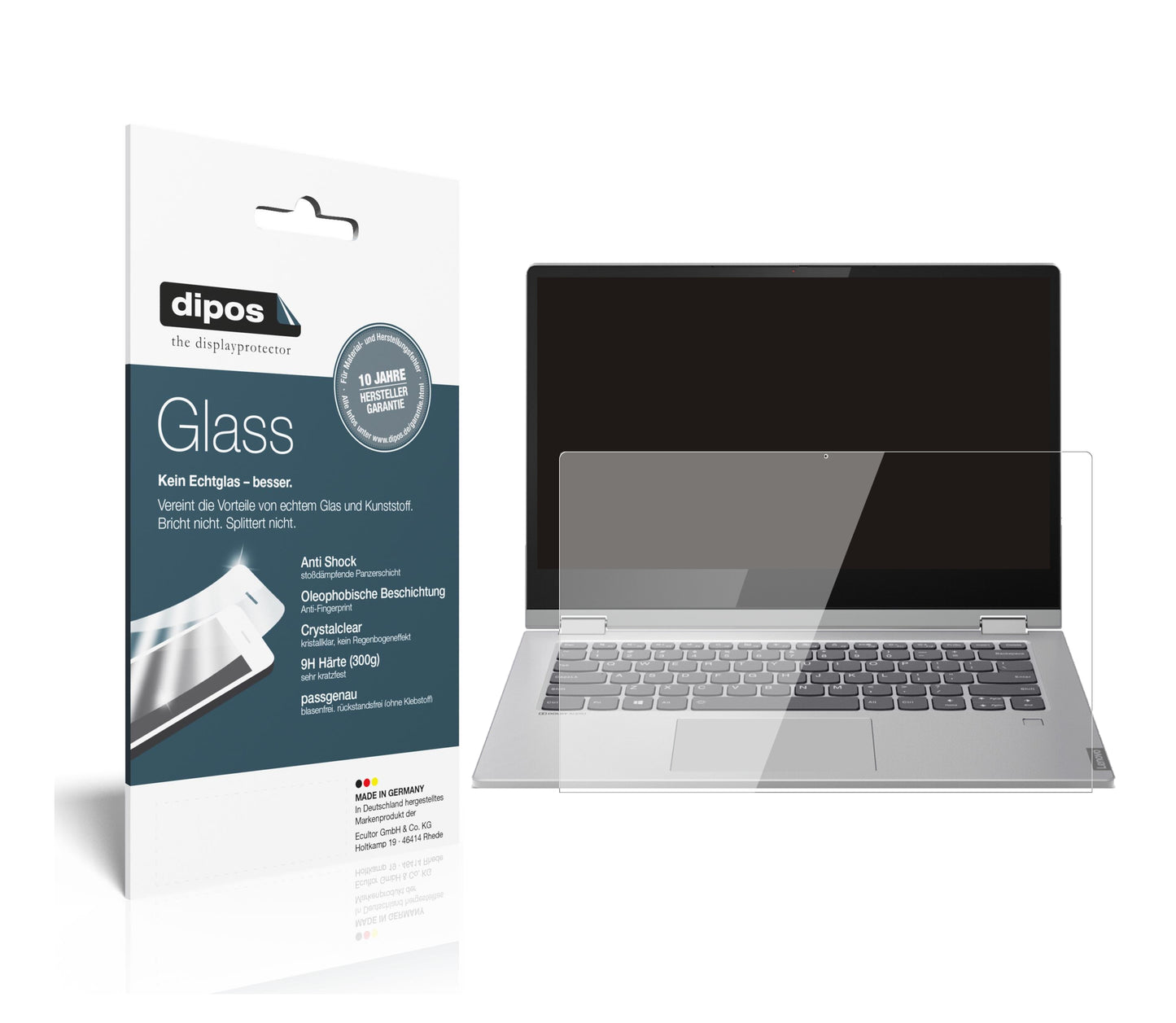 1x 9H Schutzfolie für Lenovo Ideapad C340 14 Zoll Panzerfolie