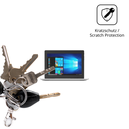 Schutz gegen Kratzer auf dem Lenovo IdeaPad D330 Glas durch Schlüssel oder Ähnliches