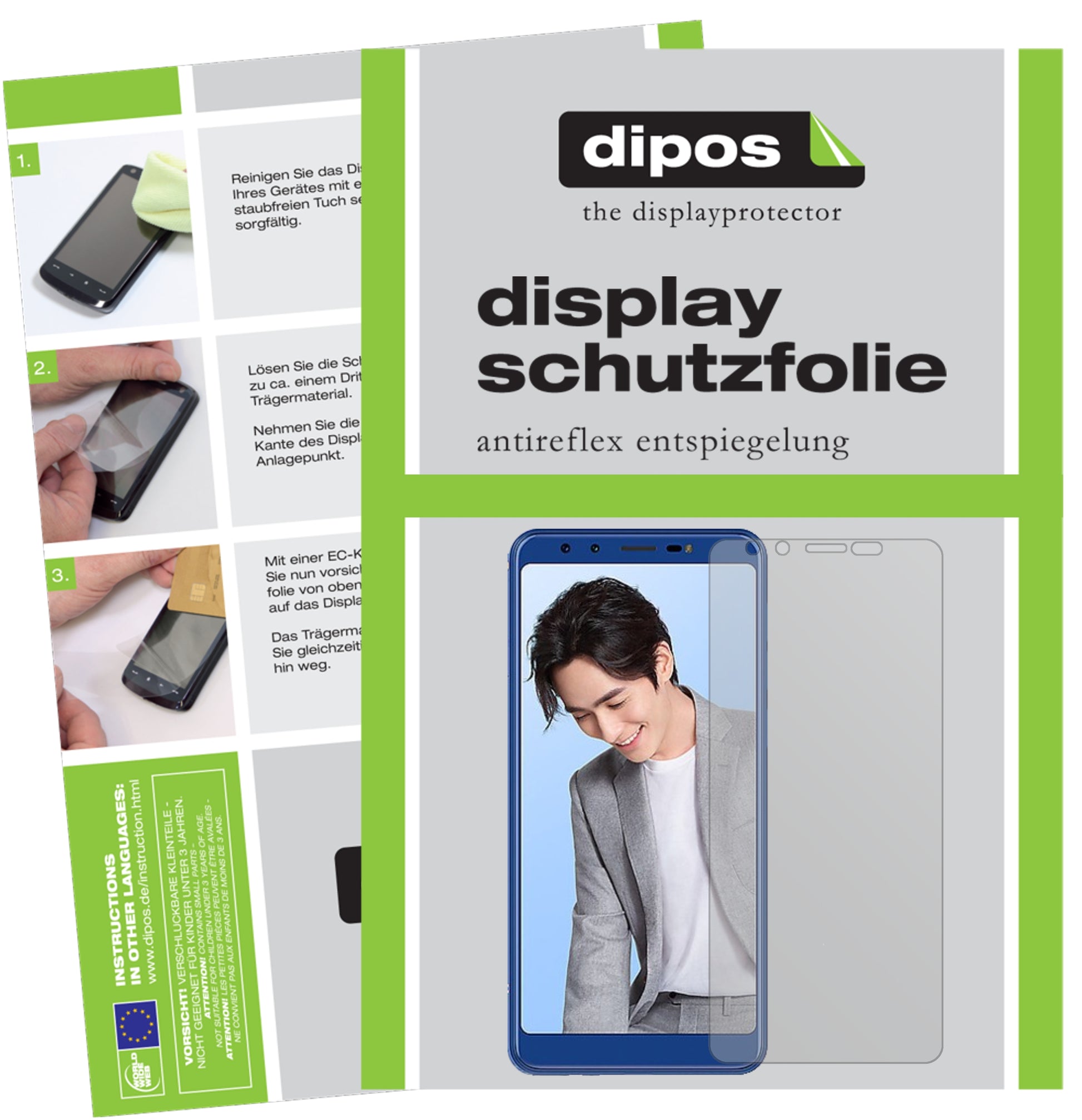 Mattes Panzerglas: Entspiegelte, dünne Folie, Fingerabdruckresistenz und Bildschirmschutz für Lenovo-K5s