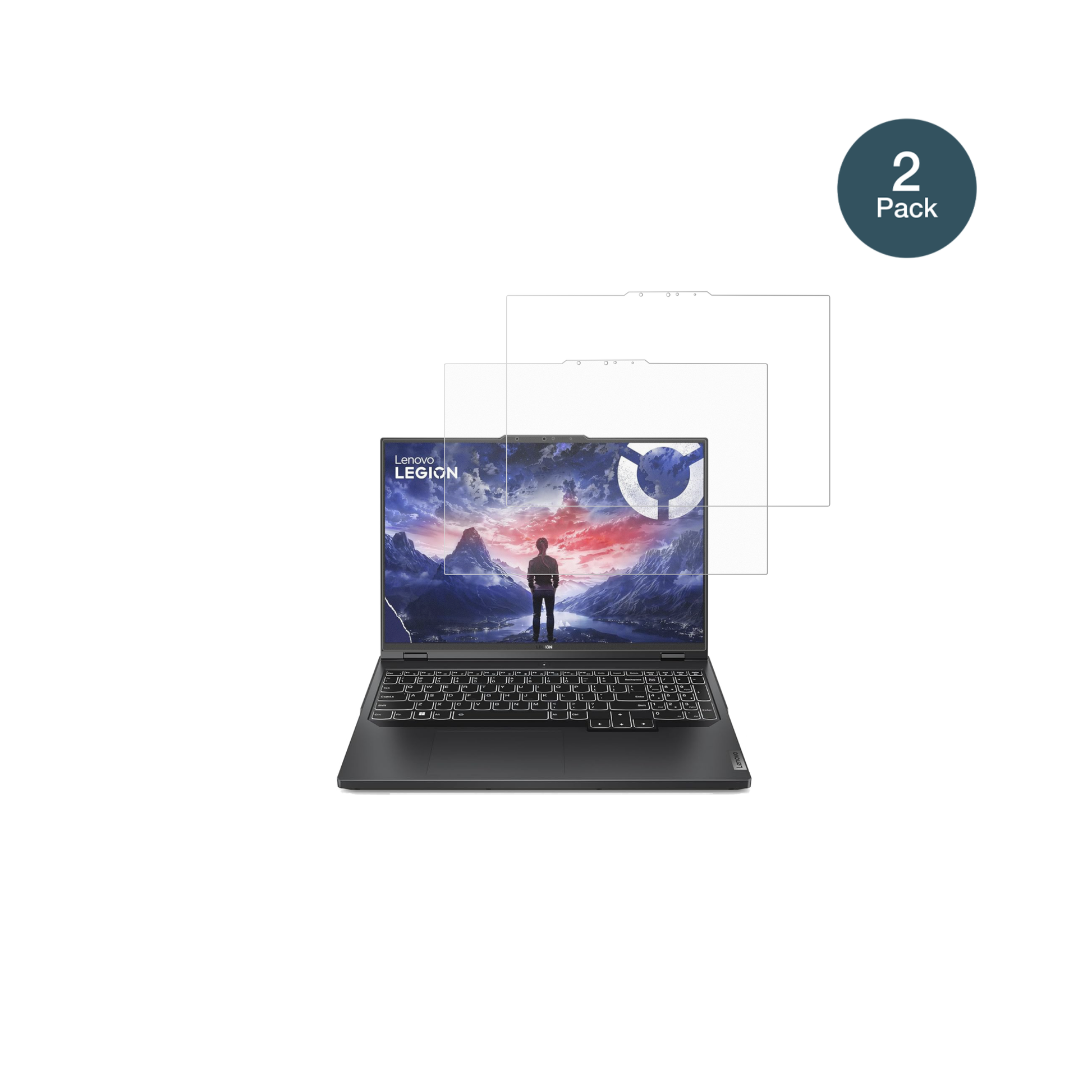 LenovoLegion Pro 5 16 Zoll mit aufgebrachter dipos Panzerfolie, die lästige Fingerabdrücke minimiert