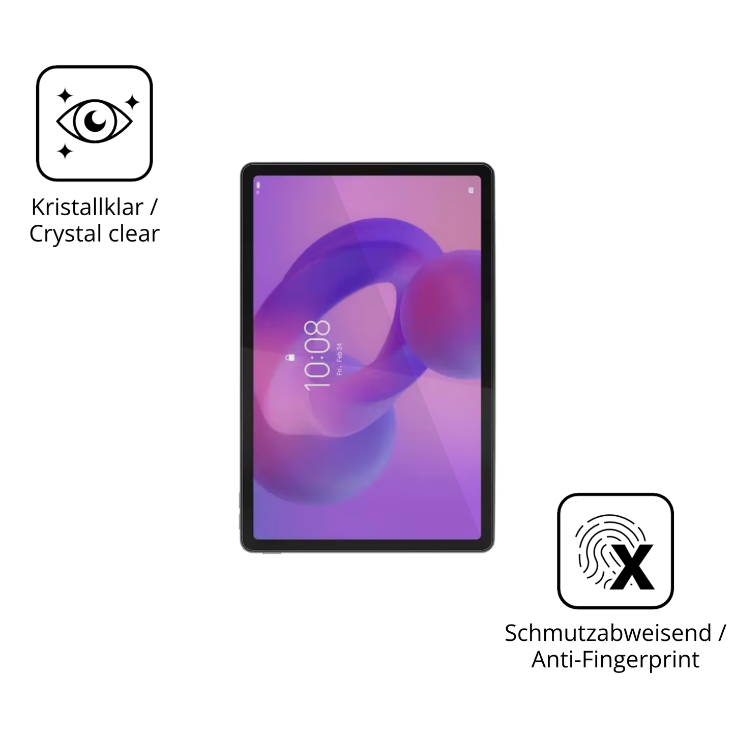 Flexible TPU-Folie passend zugeschnitten für lenovotab k11 2.gen, vollständige Abdeckung