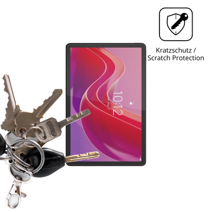 Schutz gegen Kratzer auf dem Lenovo Tab K12 Glas durch Schlüssel oder Ähnliches