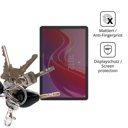 dipos Displayschutz für Lenovo Tab K12, mattierte Oberfläche, Blickschutzfilter und perfekter Passform
