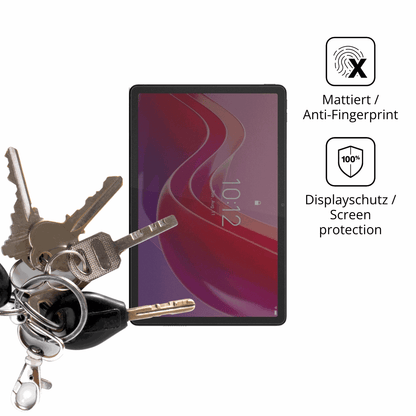 dipos Displayschutz für Lenovo Tab K12, mattierte Oberfläche, Blickschutzfilter und perfekter Passform