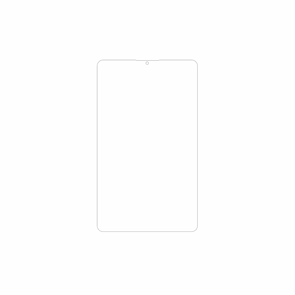 dipos Displayschutz für Lenovo Tab K9, mattierte Oberfläche, geringe Dicke und perfekte Passform