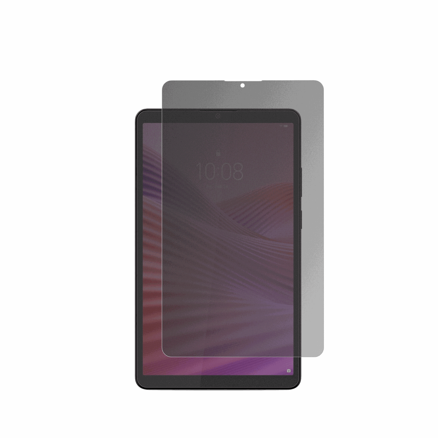 LenovoTab K9 mit aufgebrachtem dipos Displayschutz, der seitliche Einblicke blockiert
