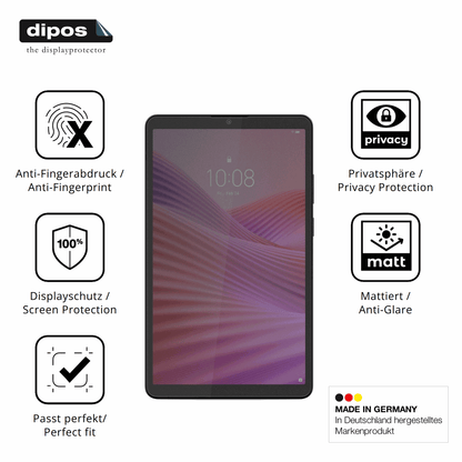 Privatsphäre-Schutz durch Sichtschutz-Folie passend zugeschnitten für Lenovo Tab K9