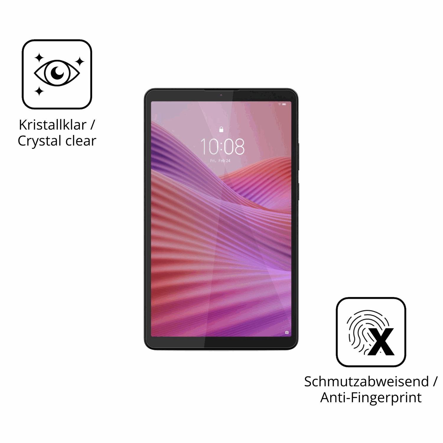 Flexible TPU-Folie passend zugeschnitten für Lenovo Tab K9, vollständige Abdeckung