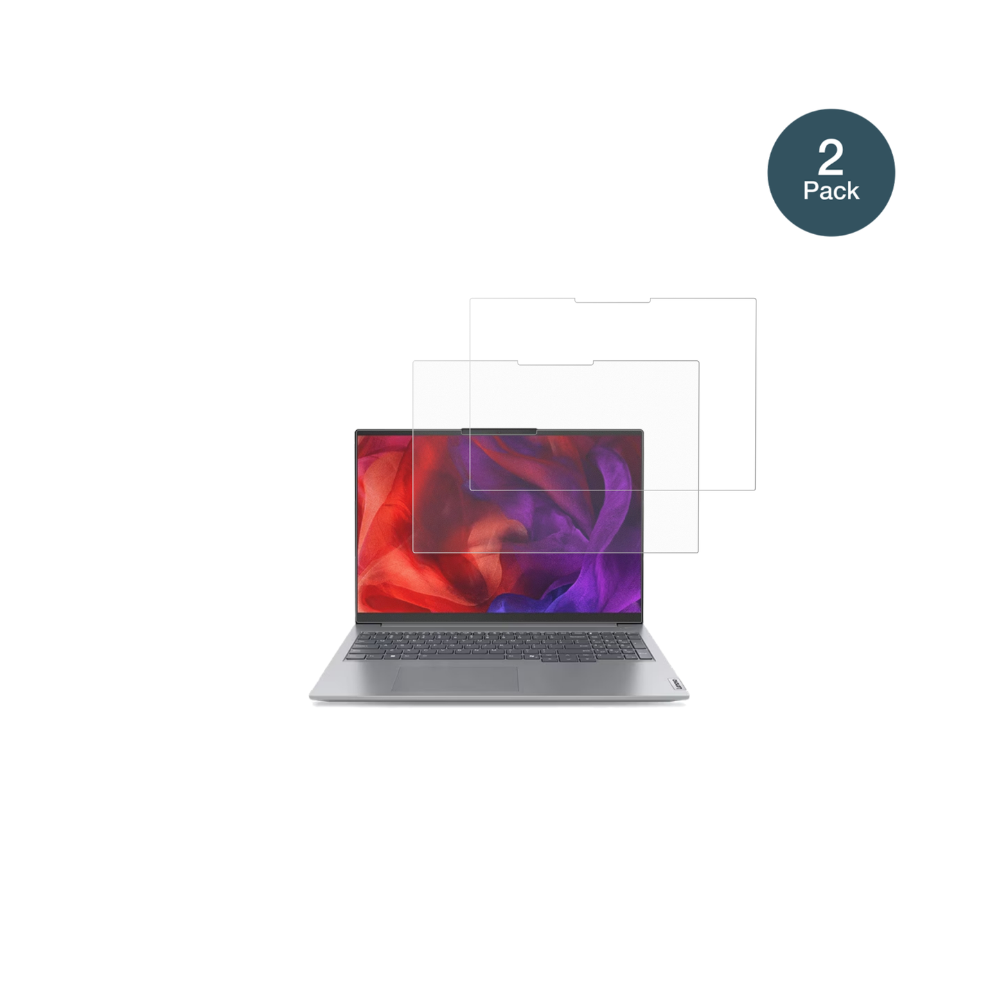 LenovoThinkBook 16 G7 mit aufgebrachter dipos Panzerfolie, die lästige Fingerabdrücke minimiert