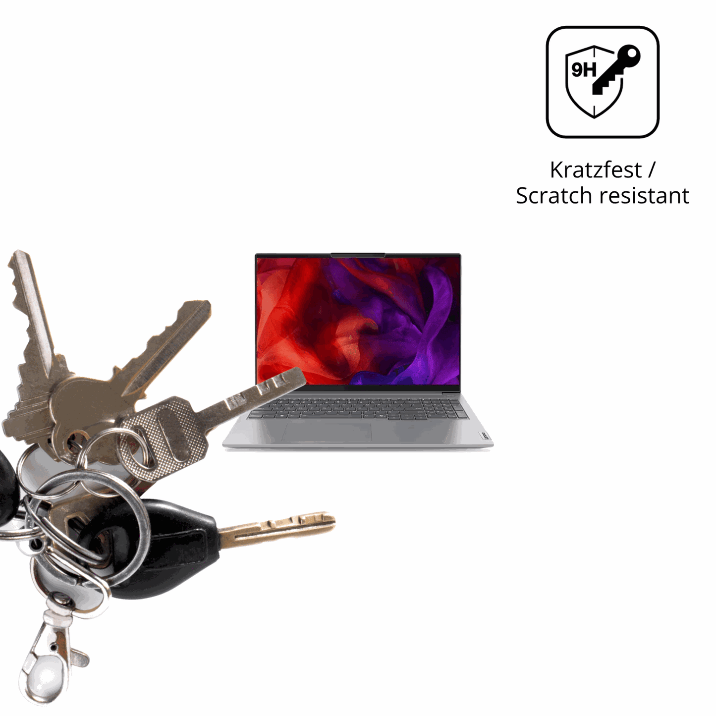 dipos Displayschutz für Lenovo ThinkBook 16 G7, transparente Oberfläche, perfekte Passform auch für die Rundungen