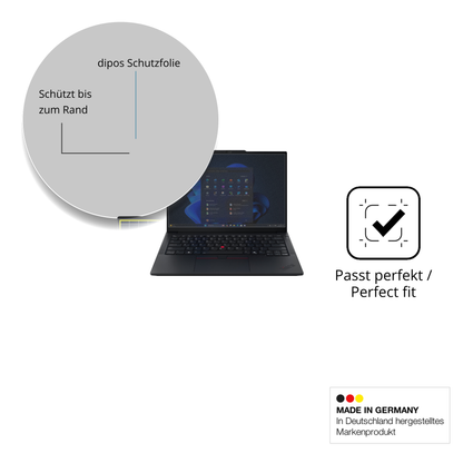 Schutz gegen Kratzer auf dem Lenovo Thinkpad E14 Gen7 14 Zoll Glas durch Schlüssel oder Ähnliches