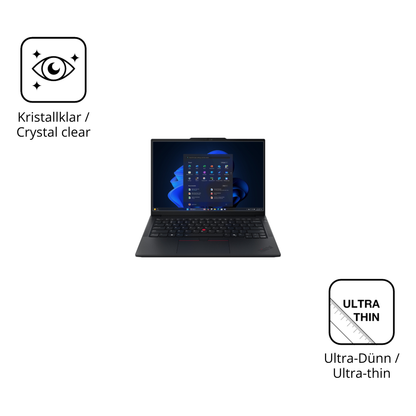 Dünne und klare Folie passend zugeschnitten für Lenovo Thinkpad E14 Gen7 14 Zoll
