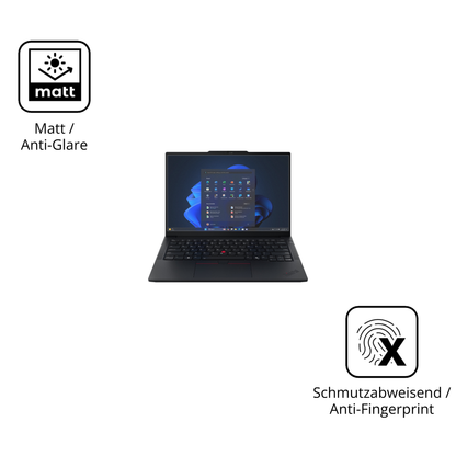 9H Hartbeschichtete, flexible Folie passend zugeschnitten für Lenovo Thinkpad E14 Gen7 14 Zoll