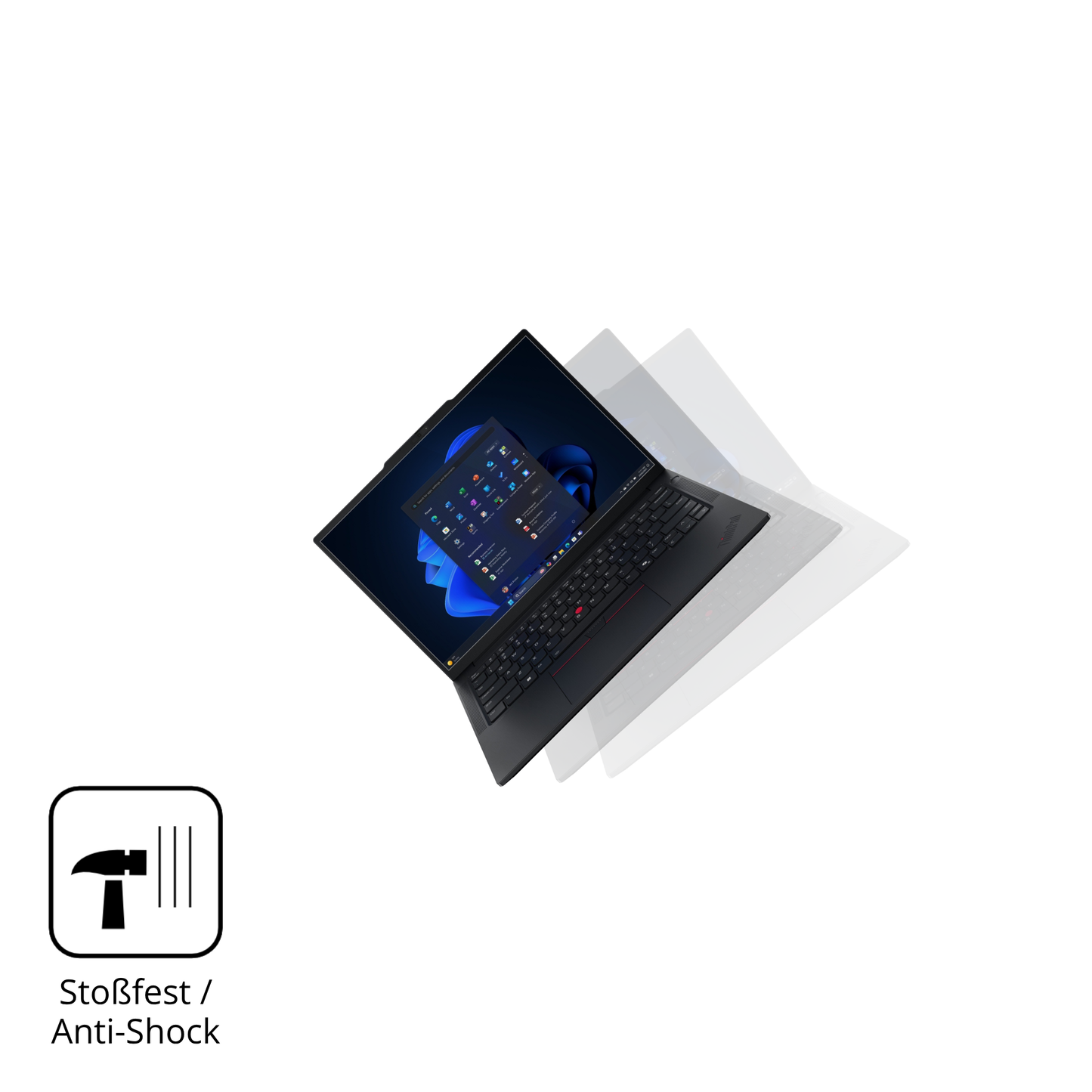 Schutz gegen Kratzer auf dem Lenovo Thinkpad E14 Gen7 14 Zoll Glas durch Schlüssel, Stöße gegen die Tischkante oder Stürze