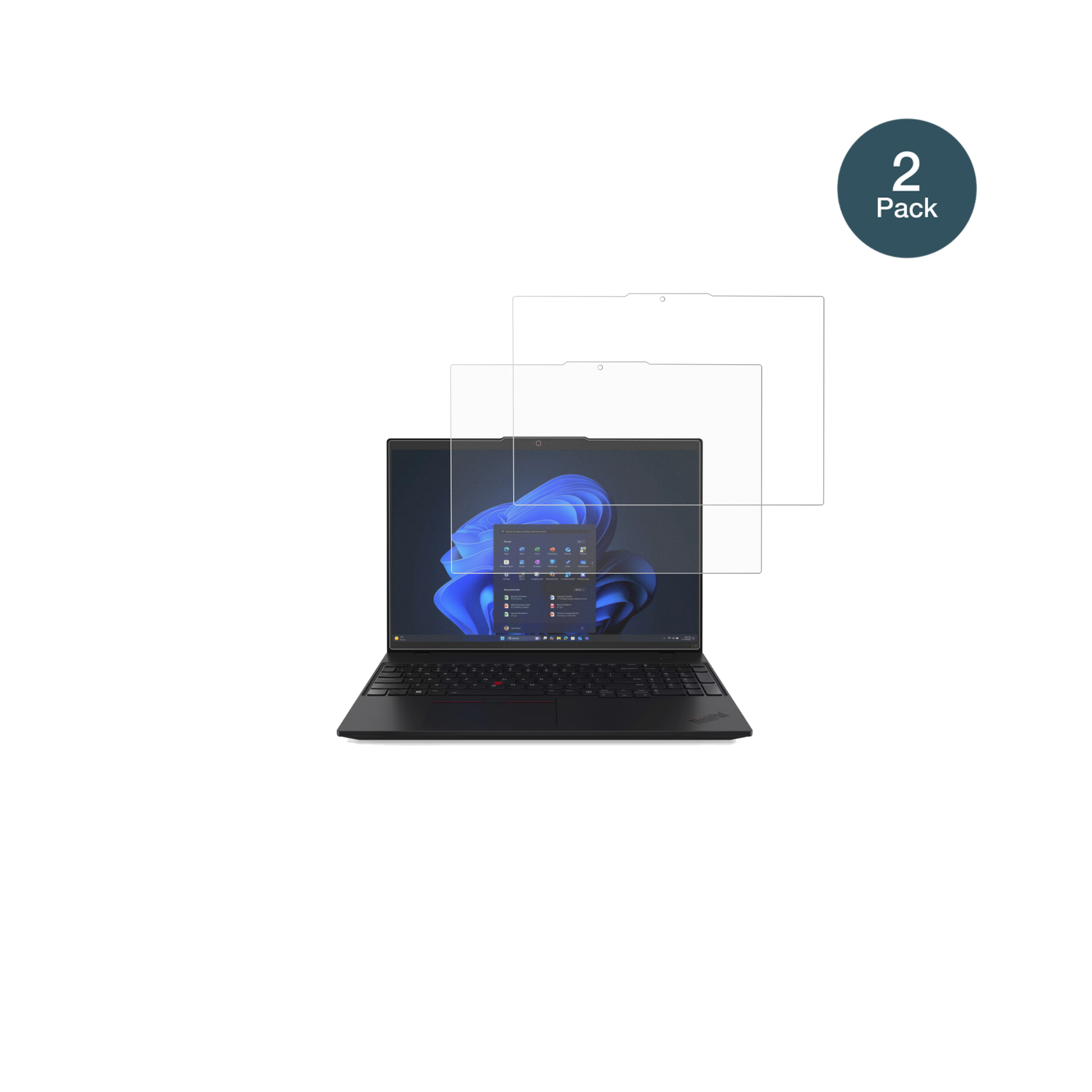 LenovoThinkPad L14 AMD G6 mit aufgebrachter dipos Panzerfolie, die lästige Fingerabdrücke minimiert