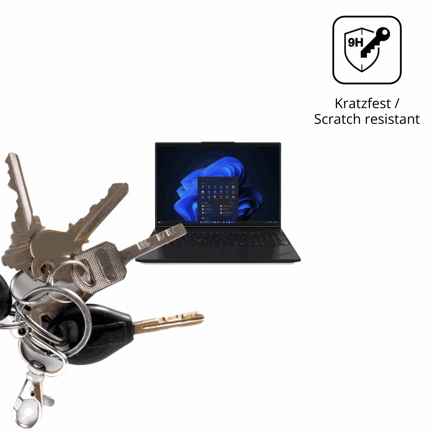 dipos Displayschutz für Lenovo ThinkPad L14 AMD G6, transparente Oberfläche, perfekte Passform auch für die Rundungen
