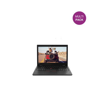 LenovoThinkPad L380 mit aufgebrachter dipos Displayschutzfolie, glasklare Darstellung ohne Einschränkungen
