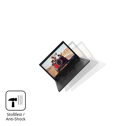 Schutz gegen Kratzer auf dem Lenovo ThinkPad L380 Glas durch Schlüssel, Stöße gegen die Tischkante oder Stürze