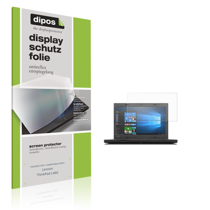 Matte Displayschutzfolie von dipos passend für Lenovo ThinkPad L460, präziser Zuschnitt und blasenfrei montiert