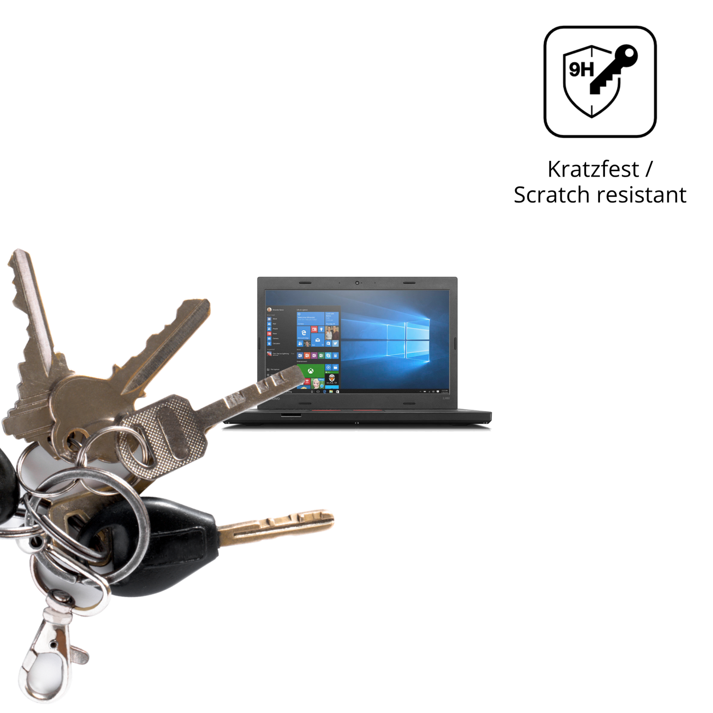 dipos Displayschutz für Lenovo ThinkPad L460, mattierte Oberfläche, robuste Festigkeit und perfekte Passform