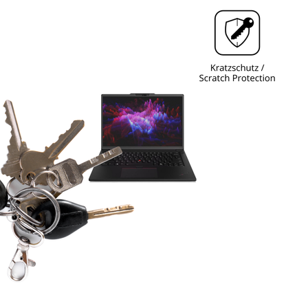 Schutz gegen Kratzer auf dem lenovothinkpad p14s gen 6 14.5 zoll Glas durch Schlüssel oder Ähnliches