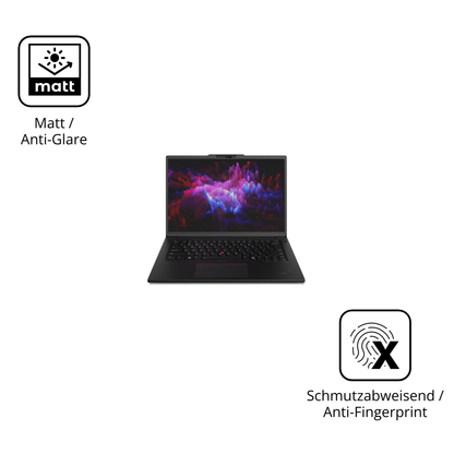 Dünne und entspiegelnde Folie passend zugeschnitten für lenovothinkpad p14s gen 6 14.5 zoll