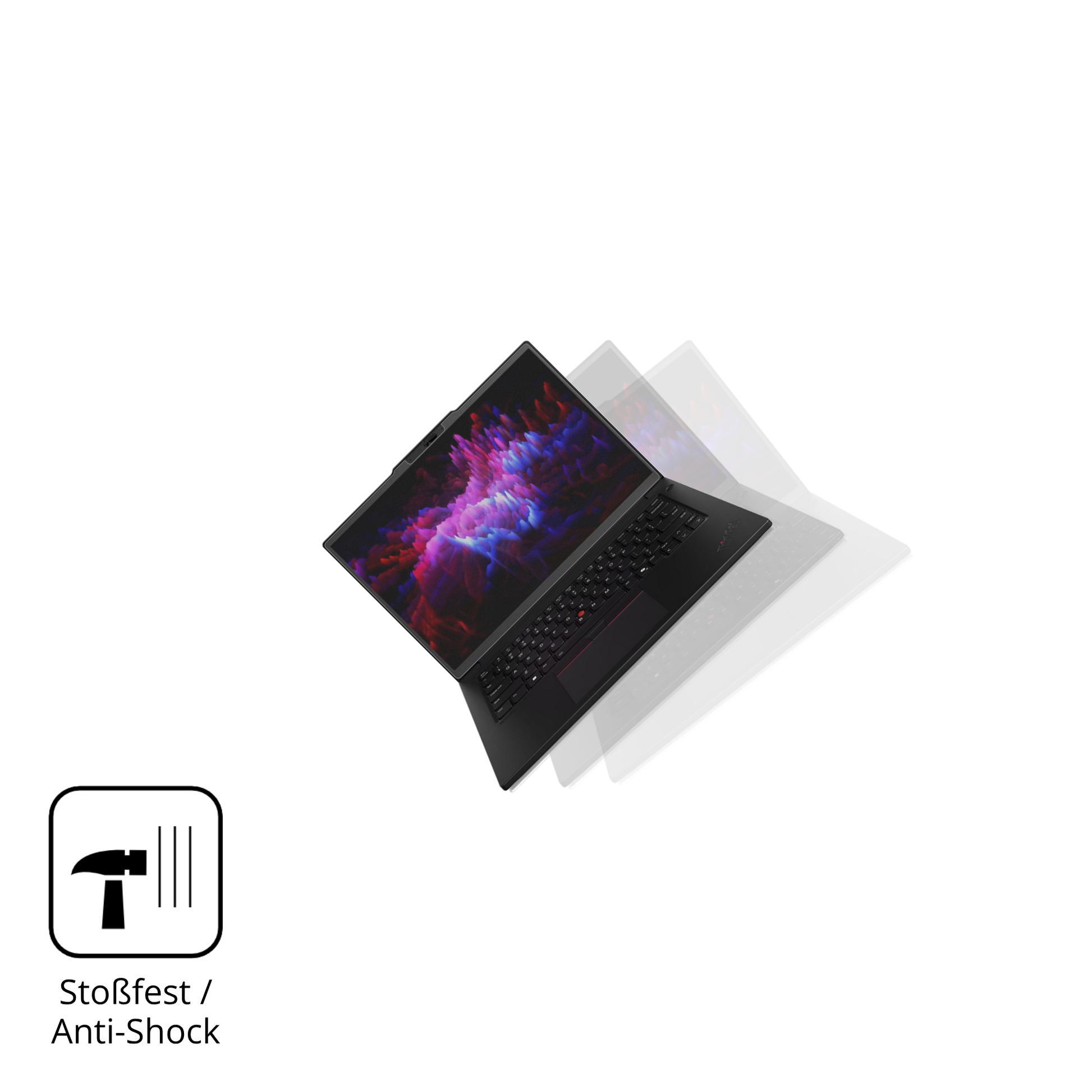 Schutz gegen Kratzer auf dem lenovothinkpad p14s gen 6 14.5 zoll Glas durch Schlüssel, Stöße gegen die Tischkante oder Stürze