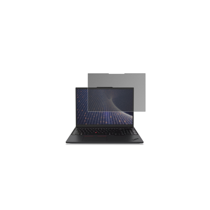 LenovoThinkPad P16s Gen 4 16 Zoll mit aufgebrachtem dipos Displayschutz, der seitliche Einblicke blockiert