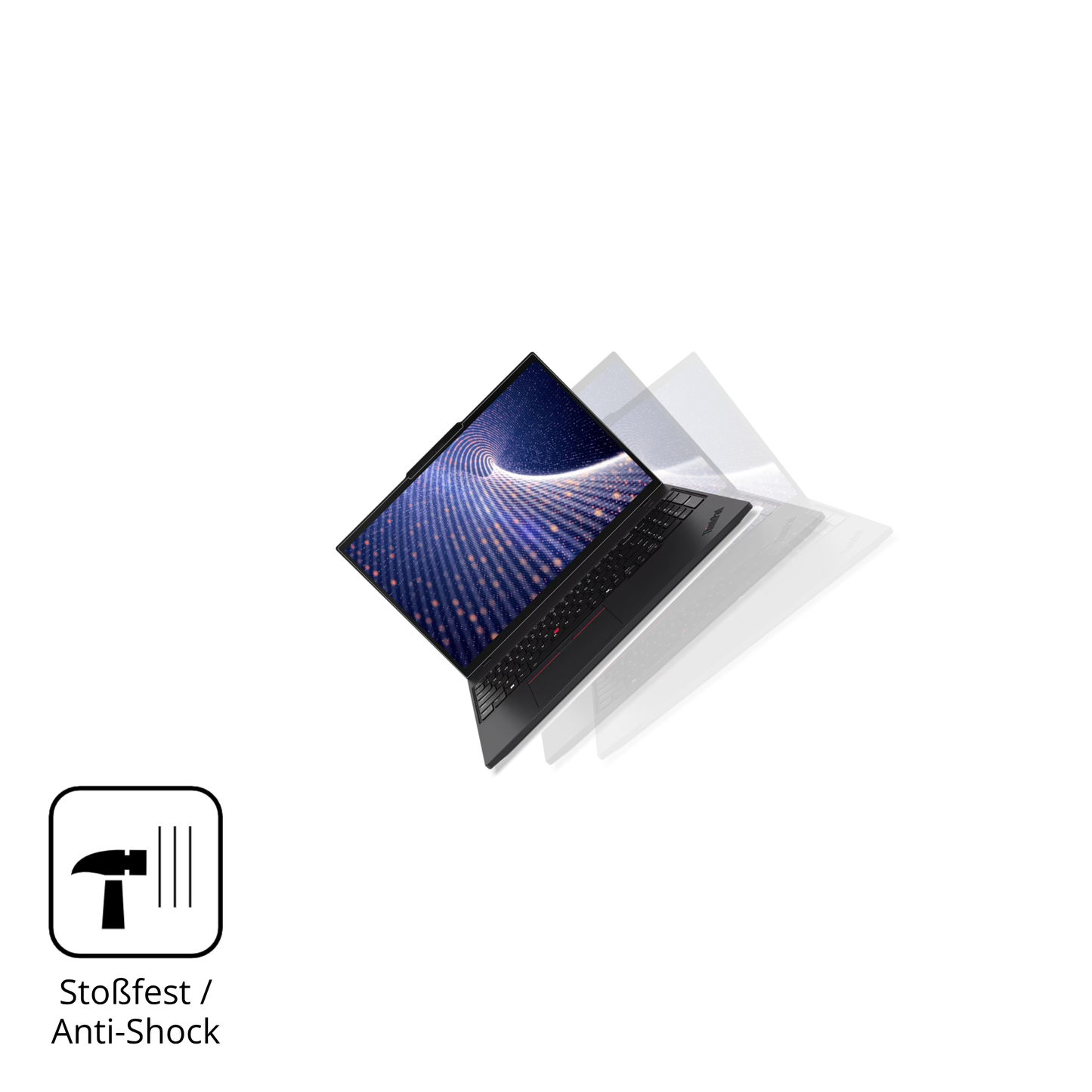 Schutz gegen Kratzer auf dem Lenovo ThinkPad P16s Gen 4 16 Zoll Glas durch Schlüssel, Stöße gegen die Tischkante oder Stürze