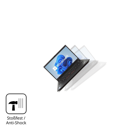 Schutz gegen Kratzer auf dem Lenovo ThinkPad T490s Glas durch Schlüssel, Stöße gegen die Tischkante oder Stürze