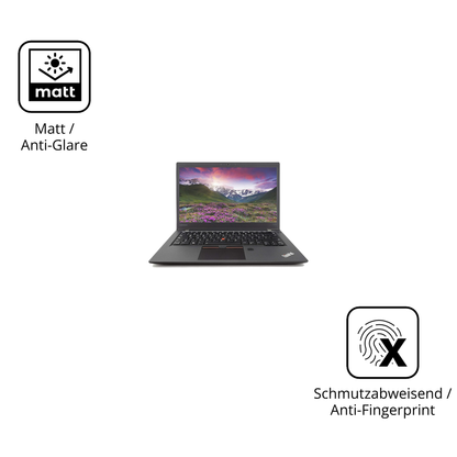 9H Hartbeschichtete, flexible Folie passend zugeschnitten für Lenovo Thinkpad T470s