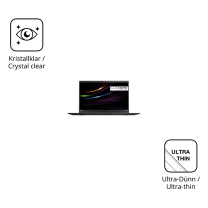 Dünne und klare Folie passend zugeschnitten für Lenovo ThinkPad X1 Carbon Gen 6