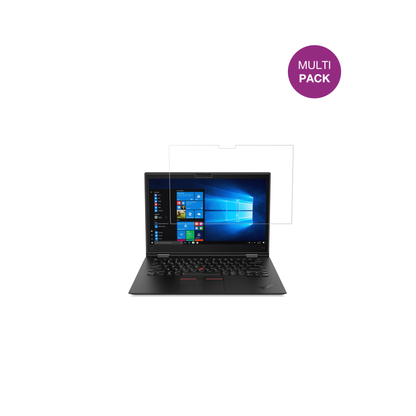 LenovoThinkPad X1 Yoga Gen 3 mit aufgebrachter dipos Displayschutzfolie, glasklare Darstellung ohne Einschränkungen