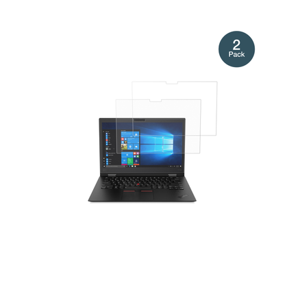 LenovoThinkPad X1 Yoga Gen 3 mit aufgebrachter dipos Panzerfolie, die lästige Fingerabdrücke minimiert