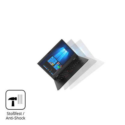 Schutz gegen Kratzer auf dem Lenovo ThinkPad X1 Yoga Gen 3 Glas durch Schlüssel, Stöße gegen die Tischkante oder Stürze