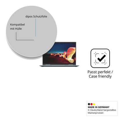 Schutzfolie mit optimaler Passform, zur Verwendung mit Hüllen geeignet