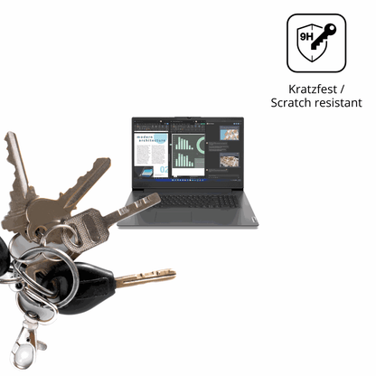 dipos Displayschutz für Lenovo V17 IRU G4, mattierte Oberfläche, robuste Festigkeit und perfekte Passform